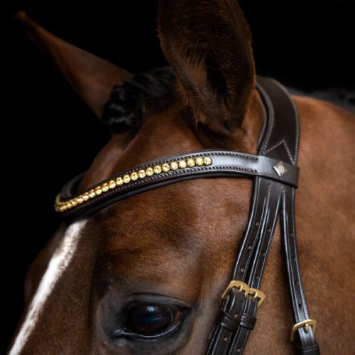 Imperial Riding Snaffle Bridle IRH simple combined noseband