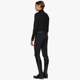 Cavalleria Toscana FW'22 R-EVO Premier Tech шерстяной L/S молнией водолазка мужской