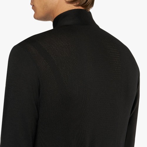 Cavalleria Toscana FW'22 R-EVO Premier Tech Wool L/S Zip Turtleneck Men