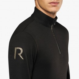 Cavalleria Toscana FW'22 R-EVO Premier Tech шерстяной L/S молнией водолазка мужской