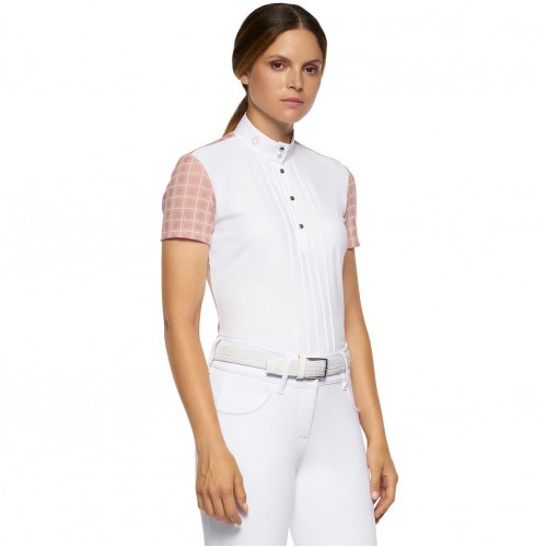 Cavalleria Toscana SS'22 Pleated S/S Jersey Women's Competition Polo
