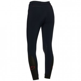 Cavalleria Toscana SS'22 CT Team красный Stripe женские бриджи с коленной леей
