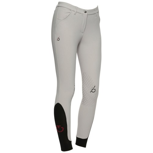 Cavalleria Toscana SS'22 CT Team Red Stripe Ladies Knee Grip Breeches
