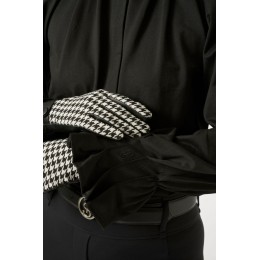 PS of Sweden AW25 перчатки для верховой езды Hannah Houndstooth