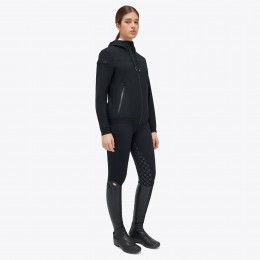 Cavalleria Toscana FW'23 джерси Velvet с капюшоном с полной застёжкой на молнию софтшелл женская куртка