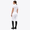 Cavalleria Toscana SS'23 Lightweight Piqué Short-Sleeve Zip Show Shirt Ladies