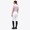 Cavalleria Toscana SS'23 Lightweight Piqué Short-Sleeve Zip Show Shirt Ladies
