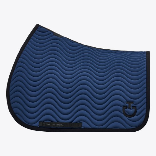Cavalleria Toscana SS'23 Quilted Wave Jersey Jumping Saddle Pad