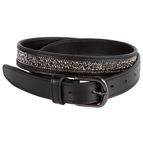 Harry's Horse Leather Belt Crystal Drops