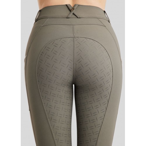 Montar SS26 MoLila Breeches Champagne Crystal Tape Breeches with Champagne Crystals Grey F/G