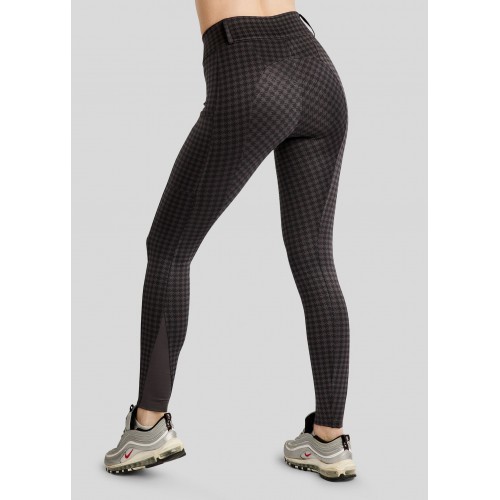 Montar SS26 MoHannah All-over Printed Houndstooth Pull-ons Slate Grey F/G