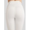 Montar SS26 MoLila Champagne Crystal trim pull-on with champagne crystals White F/G