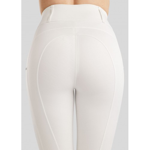 Montar SS26 MoLila Champagne Crystal trim pull-on with champagne crystals White F/G