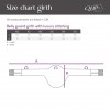 QHP Belly guard girth with luxury stitching