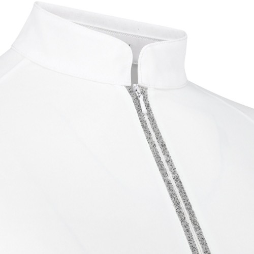 Kentucky Show Shirt Women Classic with Glitter Zipper Short Sleeve