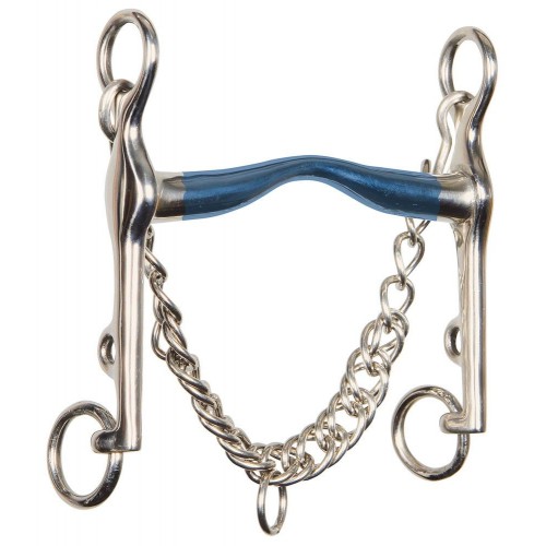 Harry's Horse Dressage Curb Bit Optimum Port Sweet Iron 16 mm