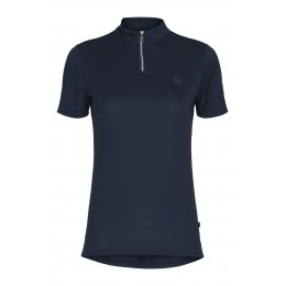 Equipage SS26 Hasty с короткой молнией с коротким рукавом для верховой езды blouse