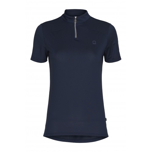 Equipage SS26 Hasty Half-zip short sleeve riding blouse