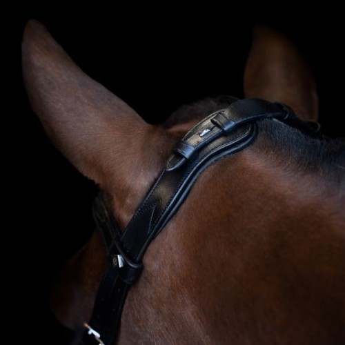 Imperial Riding Snaffle Bridle IRH with ergonomic drop noseband/flash strap
