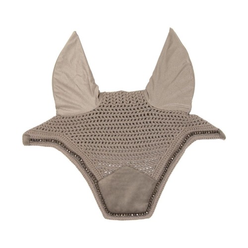 Kentucky Ear Bonnet Wellington Velvet Pearls Soundless