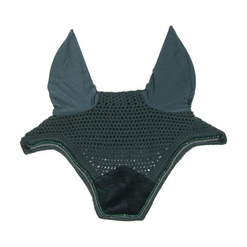 Kentucky Ear Bonnet Wellington Velvet Pearls Soundless