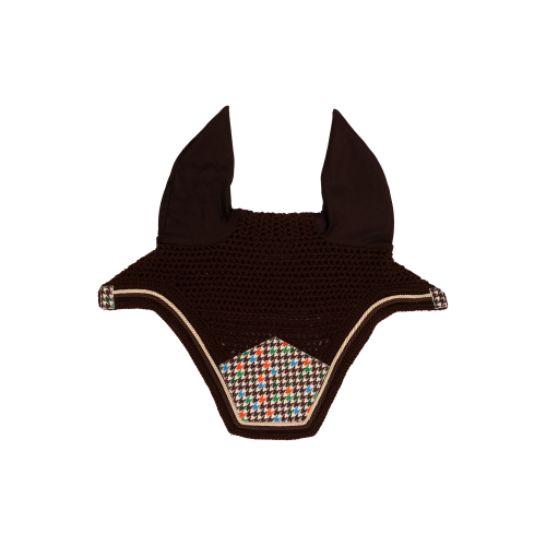 Kentucky Ear Net Wellington Velvet Pied-de-Poule