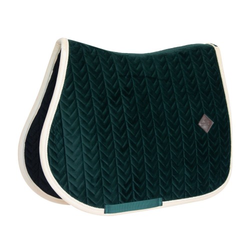 Kentucky Velvet Contrast Jumping Saddle Pad