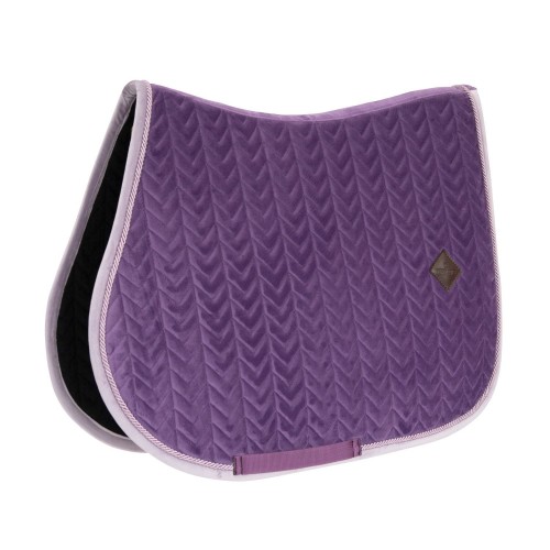 Kentucky Velvet Contrast Jumping Saddle Pad