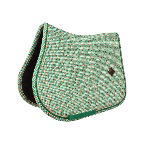 Kentucky Velvet Pied-de-Poule Jumping Saddle Pad
