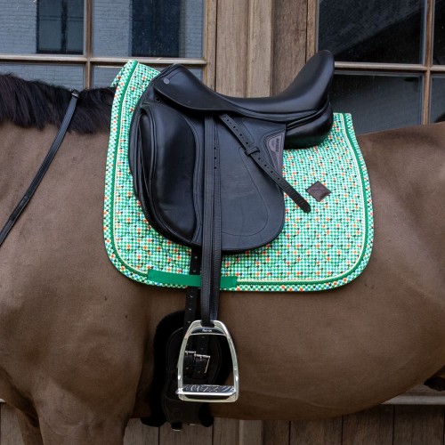 Kentucky Velvet Pied-de-Poule Dressage Saddle Pad
