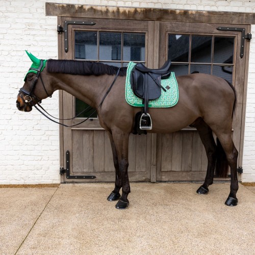 Kentucky Velvet Pied-de-Poule Dressage Saddle Pad