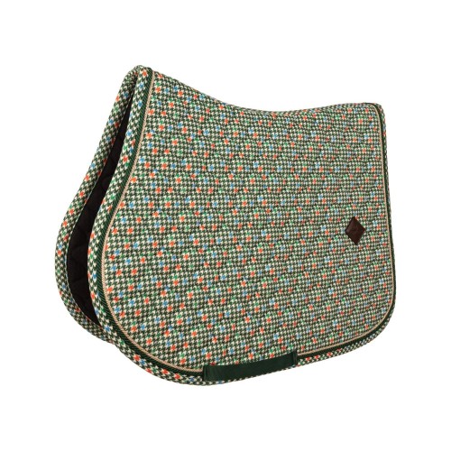 Kentucky Velvet Pied-de-Poule Jumping Saddle Pad