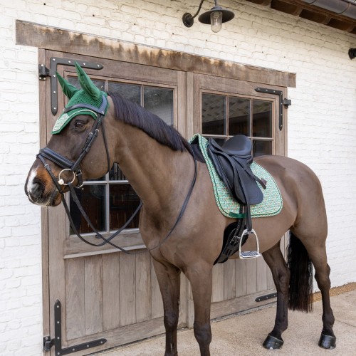Kentucky Velvet Pied-de-Poule Dressage Saddle Pad