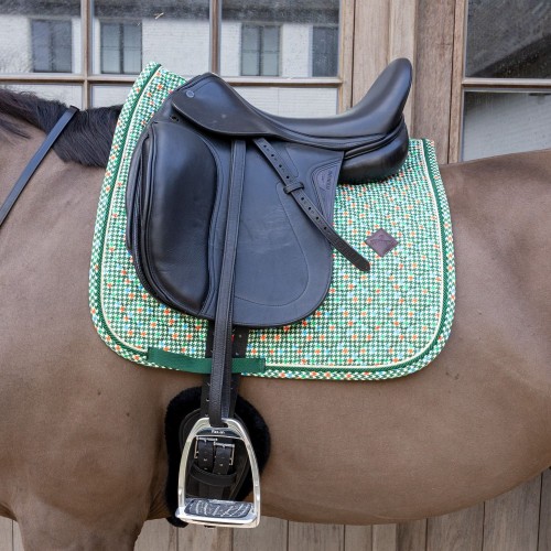 Kentucky Velvet Pied-de-Poule Dressage Saddle Pad