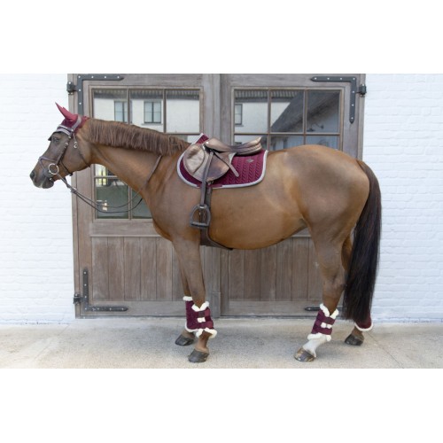 Kentucky Velvet Contrast Jumping Saddle Pad