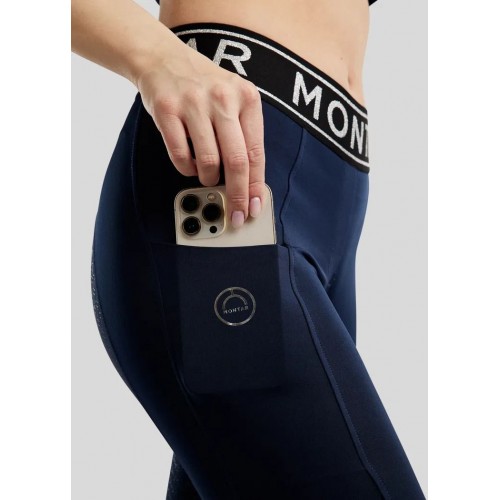 Montar FW25 Riding Tights MOSille Pull-On Lurex Waistband