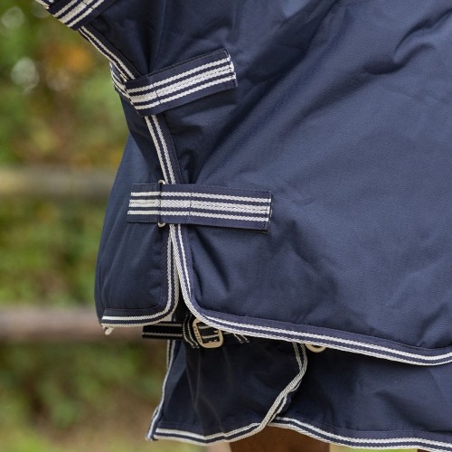 QHP Turnout Rug with Fixed Neck 300g