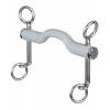 Beris Dressage Curb with Tongue Port, Short Shanks