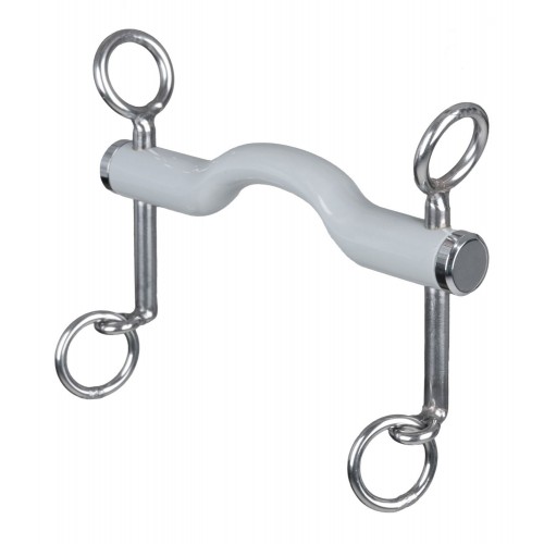 Beris Dressage Curb with Tongue Port, Short Shanks