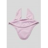Montar SS26 Summer Fly Hood in perforated mesh softshell quality with Champagne Crystal Logo Cheeky Pink