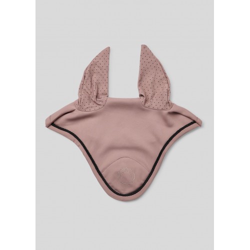 Montar SS26 Summer Fly Hood in perforated mesh softshell with Champagne Crystal Logo, Blush