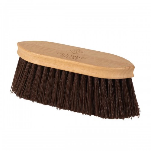 Grooming Deluxe Wooden Brush Classic Medium Hard