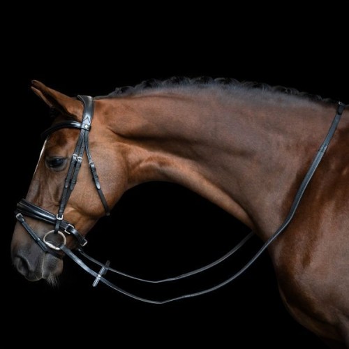 Imperial Riding Reins IRH rubber with nylon reinforcement