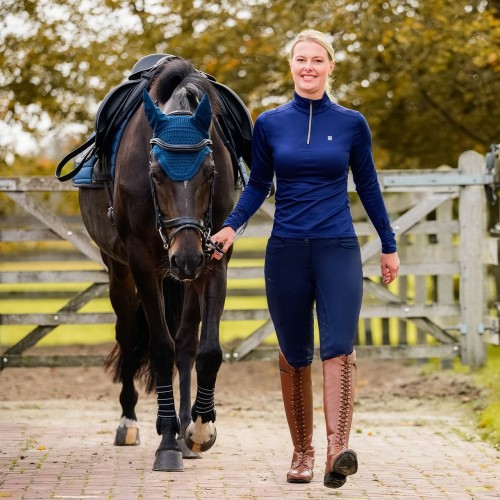 QHP FW25 Riding Breeches Lymee softshell full grip