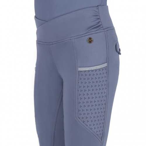 QHP SS26 Aubree Junior Riding Tights with leg grip