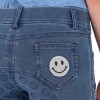QHP SS26 Rosalynn Junior Riding Tights Full Grip Denim