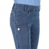 QHP SS26 Rosalynn Junior Riding Tights Full Grip Denim