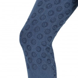 QHP SS26 Rosalynn детские леггинсы для верховой езды с полной леей Denim
