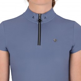QHP SS26 Aubree укороченный-Sleeved Sports рубашка