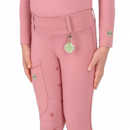 QHP Riding Tights Lucky Start Junior full grip